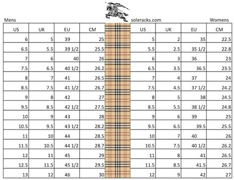 burberry scotch shoes|burberry shoe size chart.